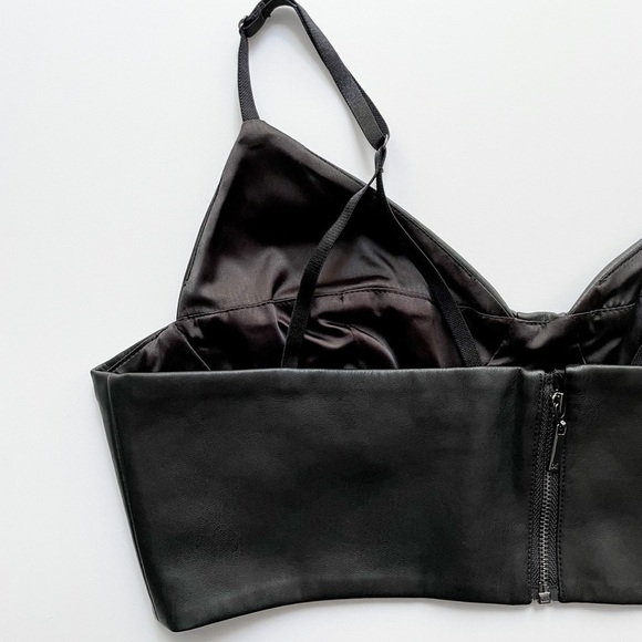 MARCIANO Leather Bustier - Picture 7 of 10